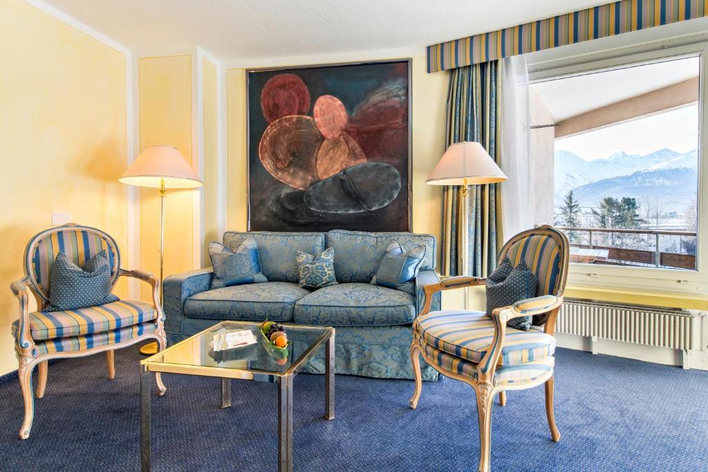 Quadratscha Alpenhotel Samedan Room photo