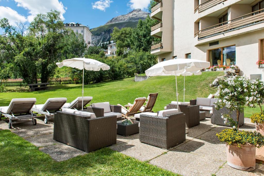 Quadratscha Alpenhotel Samedan Exterior photo